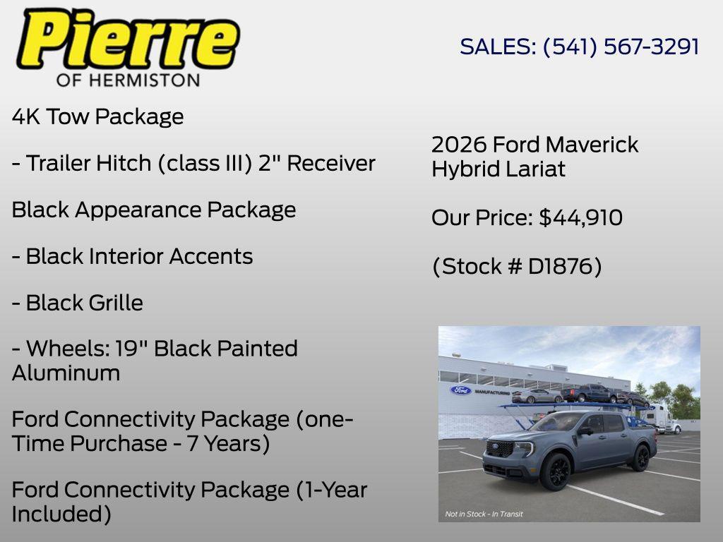 new 2026 Ford Maverick car, priced at $44,910