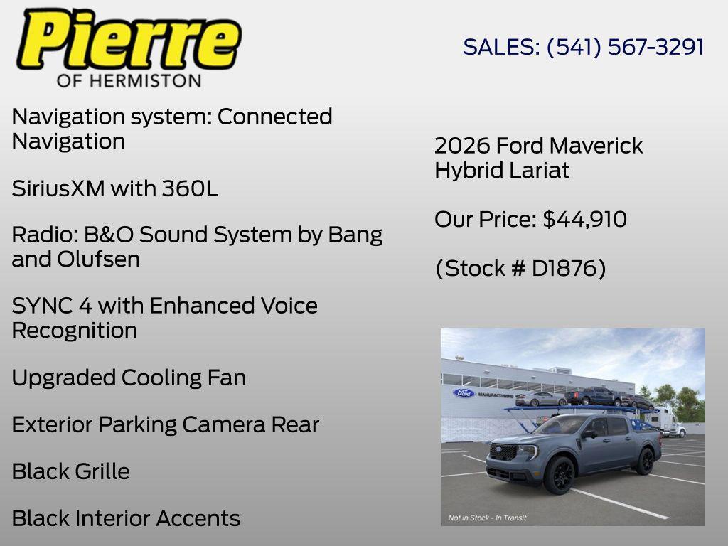 new 2026 Ford Maverick car, priced at $44,910