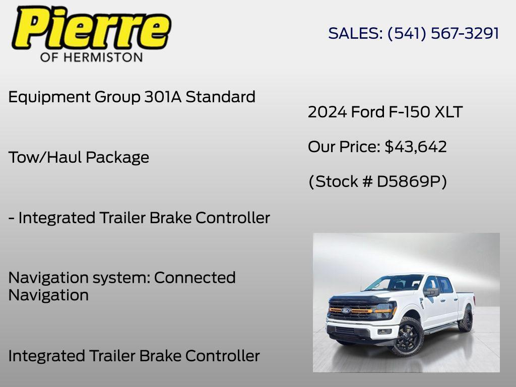 used 2024 Ford F-150 car, priced at $43,264