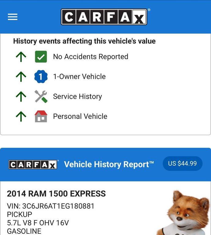 used 2014 Ram 1500 car, priced at $9,974