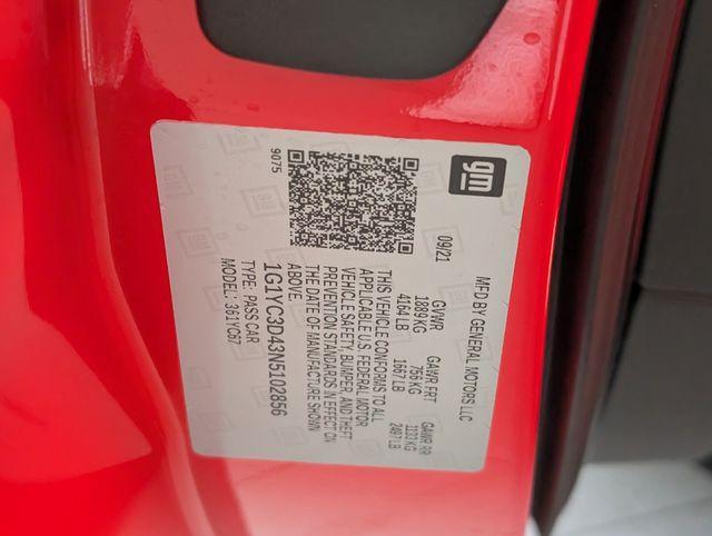 used 2022 Chevrolet Corvette car, priced at $73,094