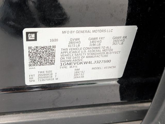 used 2020 Chevrolet Traverse car, priced at $16,000