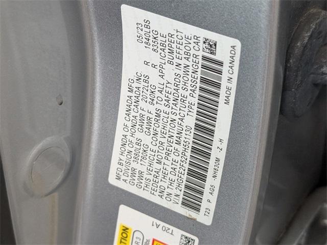 used 2023 Honda Civic car, priced at $20,750