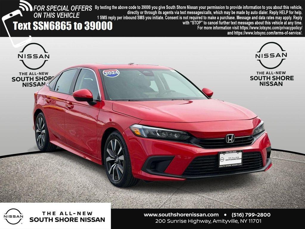 used 2024 Honda Civic car, priced at $21,895