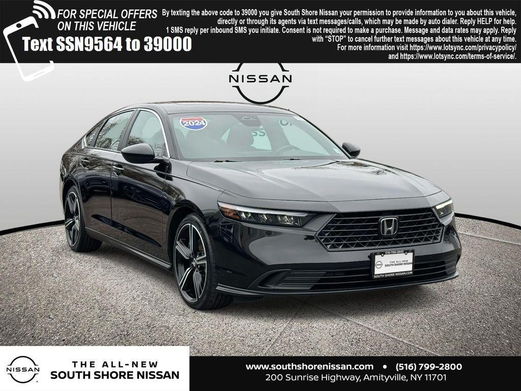 used 2024 Honda Accord Hybrid car, priced at $18,985
