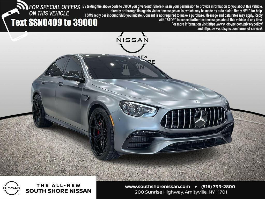 used 2023 Mercedes-Benz AMG E 63 car, priced at $109,995