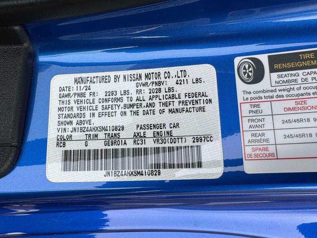 used 2025 Nissan Z car, priced at $35,885