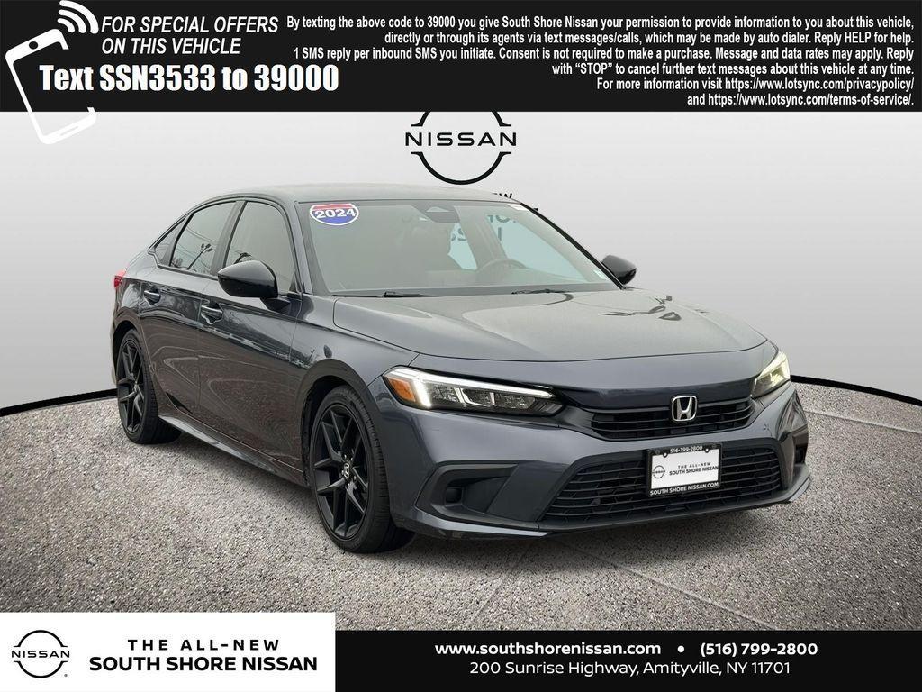 used 2024 Honda Civic car, priced at $19,845