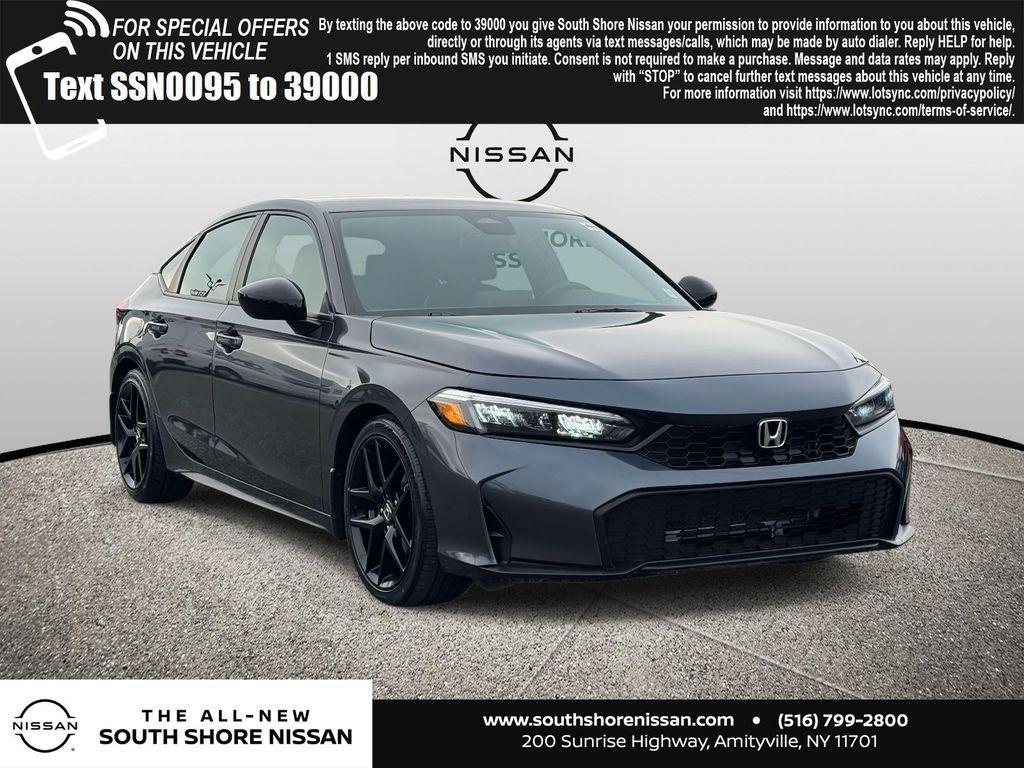 used 2025 Honda Civic car, priced at $22,825