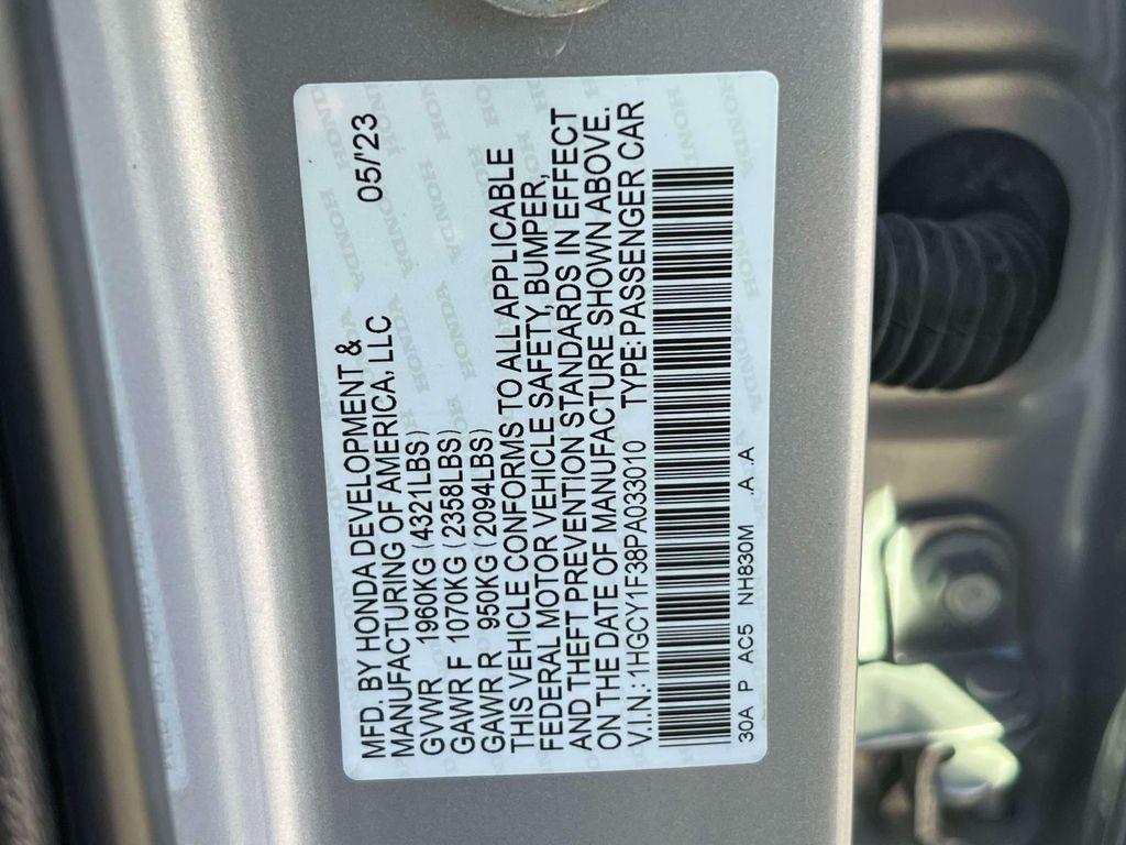 used 2023 Honda Accord car, priced at $22,855