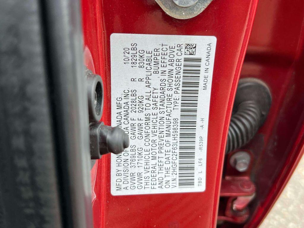 used 2020 Honda Civic car, priced at $14,915