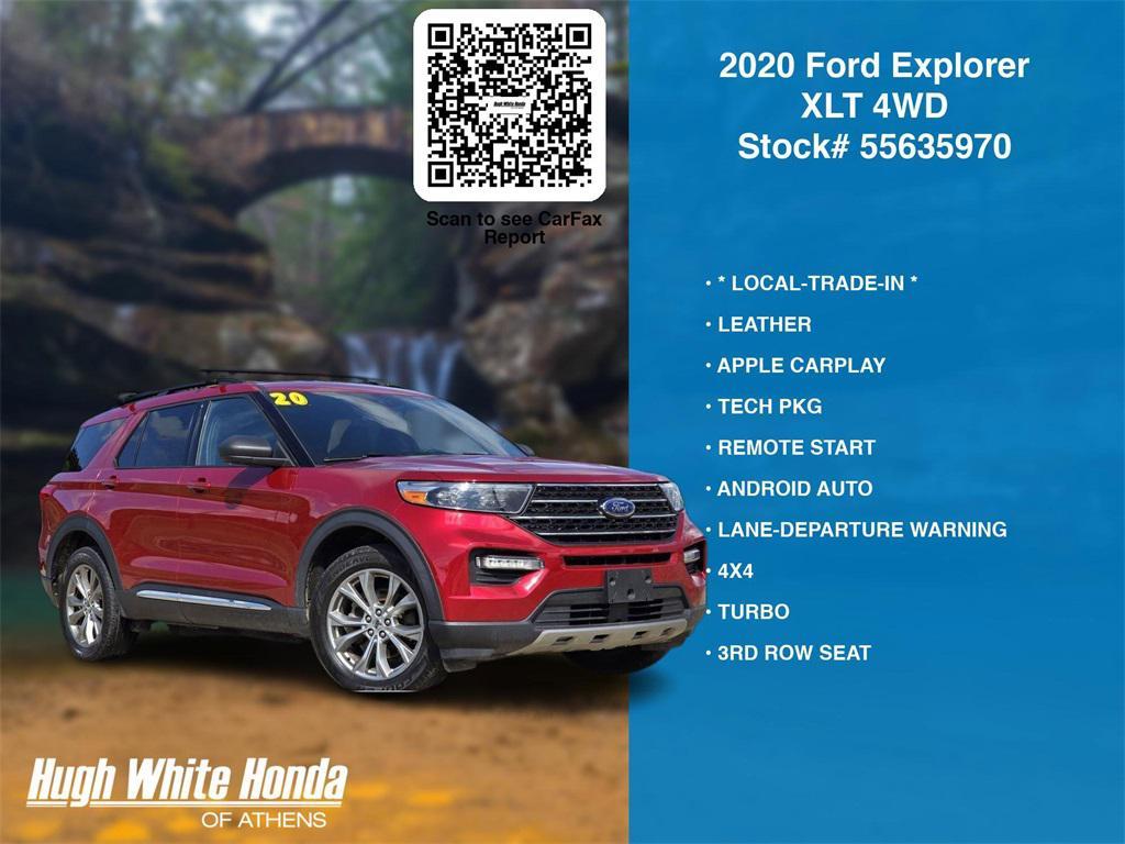 used 2020 Ford Explorer car, priced at $18,669