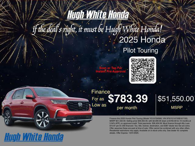 new 2025 Honda Pilot car, priced at $51,550