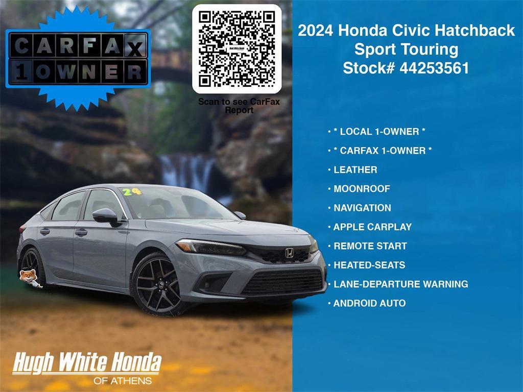 used 2024 Honda Civic car, priced at $23,980