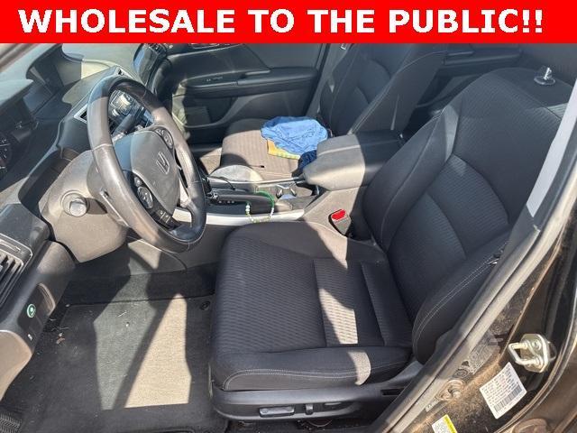 2015 Crystal Black Pearl Honda Accord
