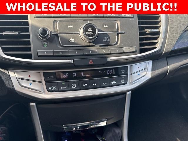 2015 Crystal Black Pearl Honda Accord