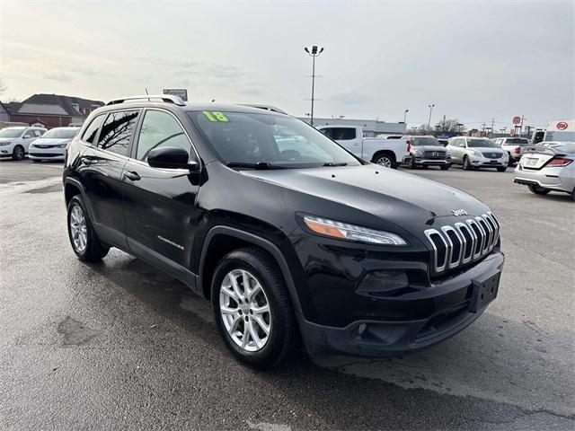 used 2018 Jeep Cherokee car, priced at $13,000