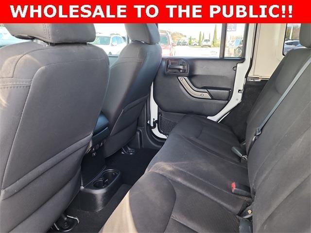 used 2015 Jeep Wrangler Unlimited car, priced at $12,000