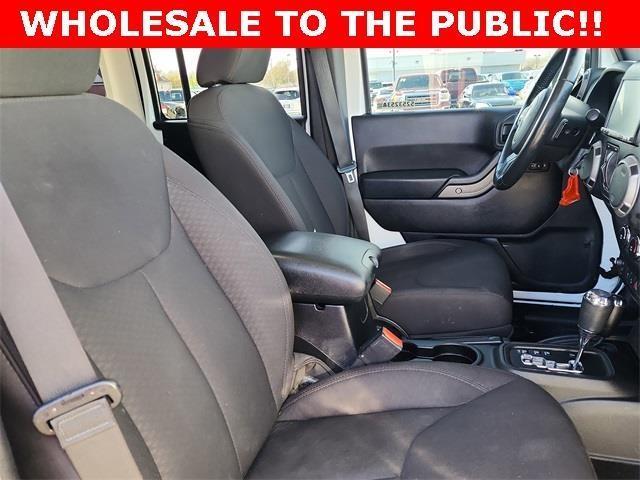 used 2015 Jeep Wrangler Unlimited car, priced at $12,000