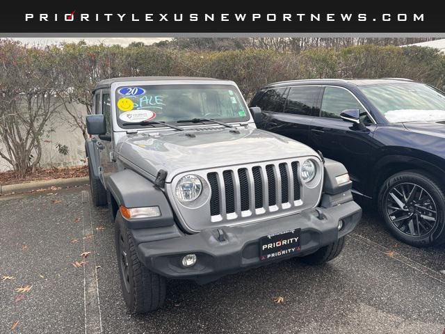 used 2020 Jeep Wrangler Unlimited car, priced at $26,495