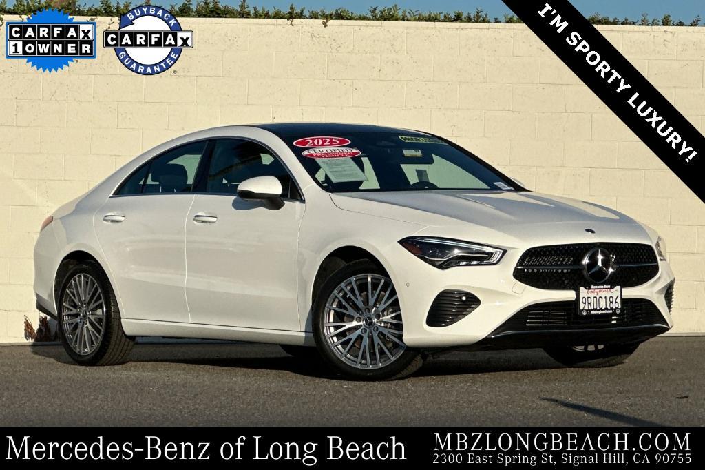 used 2025 Mercedes-Benz CLA 250 car, priced at $37,100