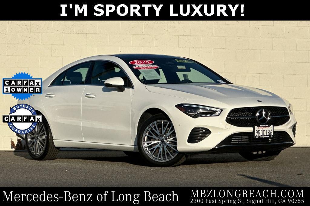 used 2025 Mercedes-Benz CLA 250 car, priced at $36,800