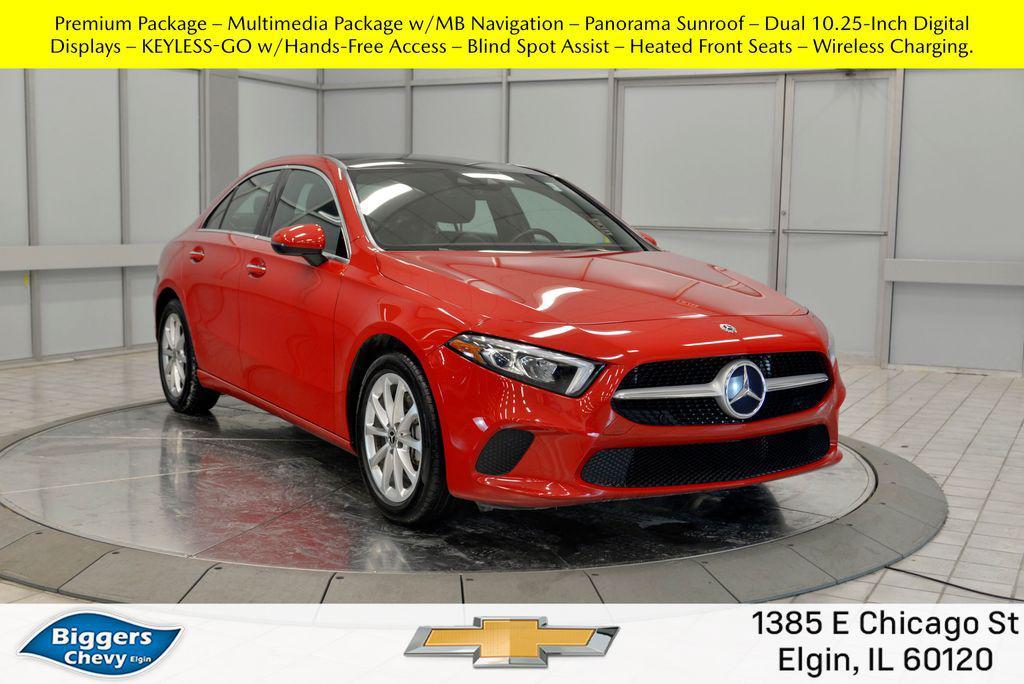 used 2020 Mercedes-Benz A-Class car, priced at $18,999