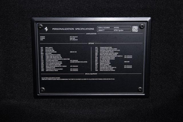 used 2022 Ferrari SF90 Spider car, priced at $549,995