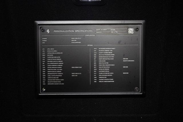 used 2024 Ferrari 296 GTB car, priced at $336,910