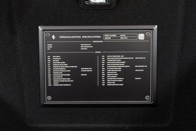 used 2023 Ferrari 296 GTS car, priced at $419,995