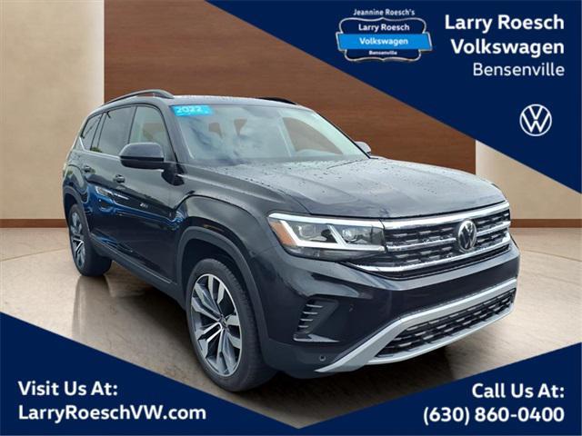used 2022 Volkswagen Atlas car, priced at $31,000