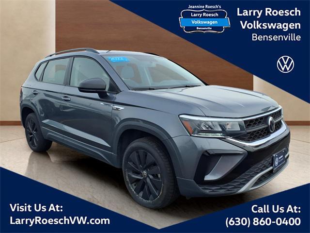 used 2022 Volkswagen Taos car, priced at $18,000