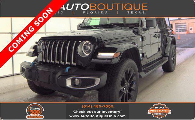 used 2022 Jeep Wrangler Unlimited 4xe car, priced at $22,545