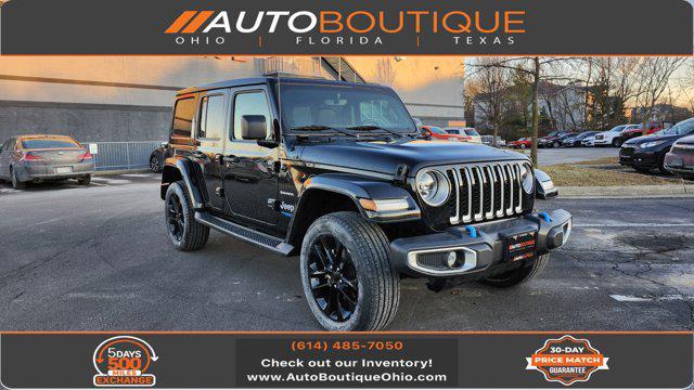 used 2022 Jeep Wrangler Unlimited 4xe car, priced at $22,600