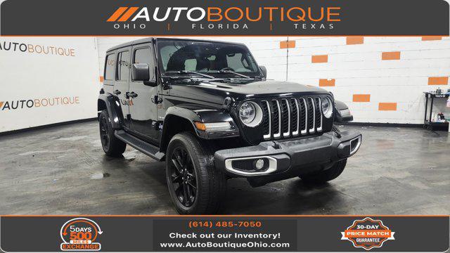 used 2021 Jeep Wrangler Unlimited 4xe car, priced at $27,400