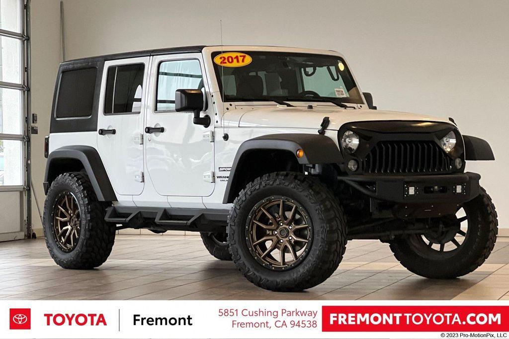 used 2017 Jeep Wrangler Unlimited car, priced at $16,961