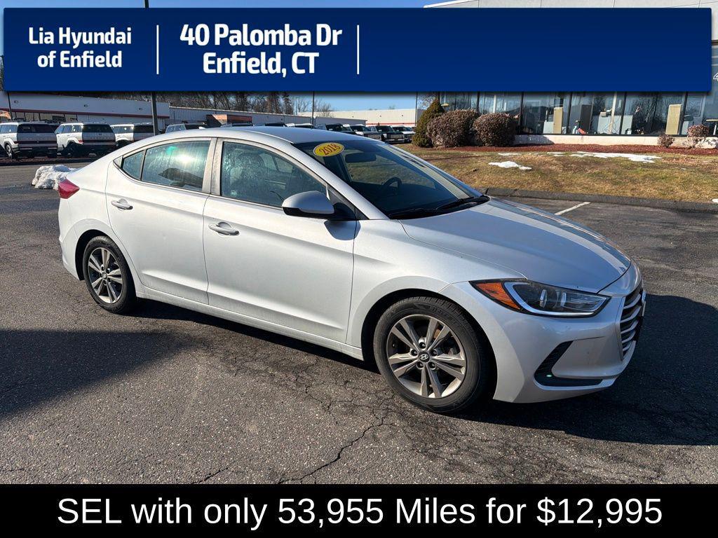 used 2018 Hyundai Elantra car, priced at $12,995