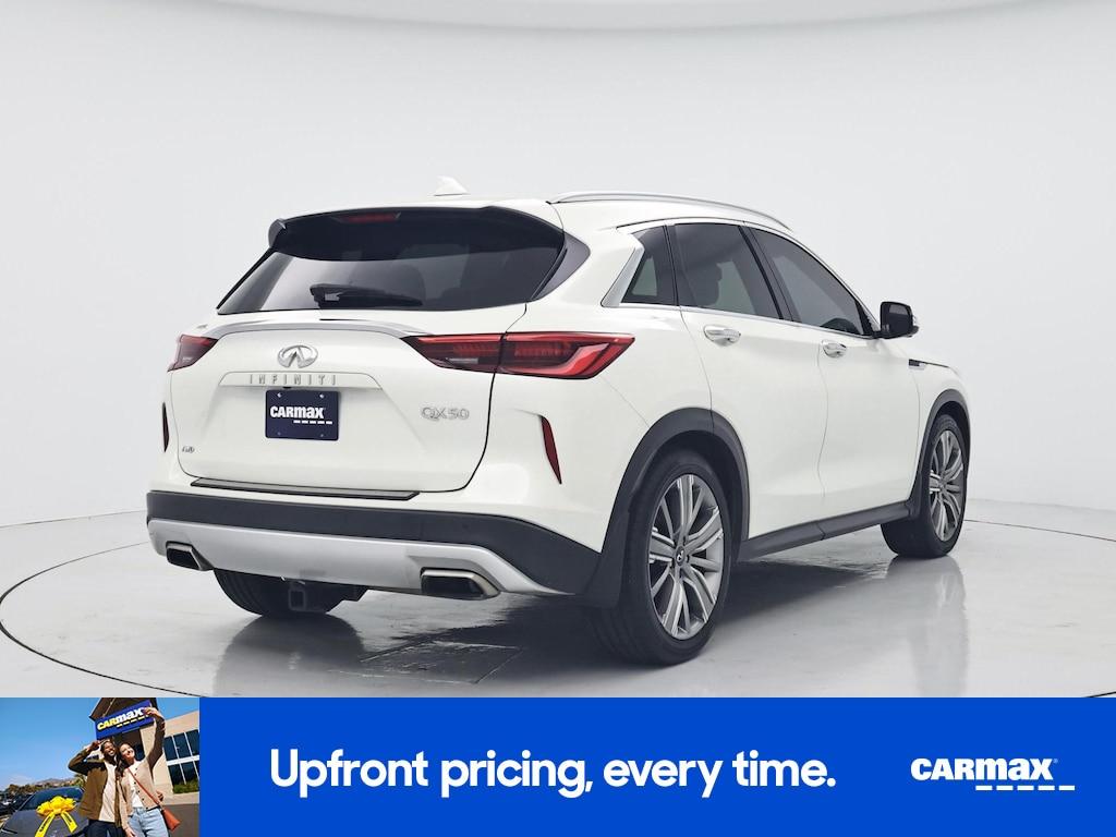 used 2021 INFINITI QX50 car, priced at $22,998