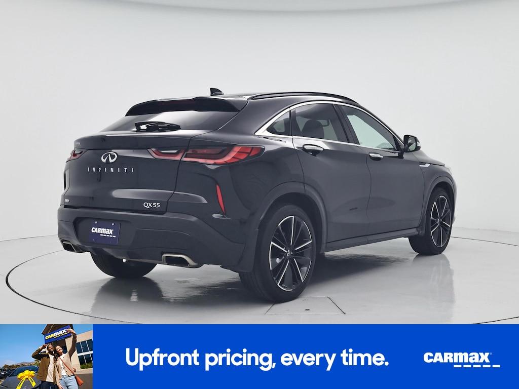 used 2022 INFINITI QX55 car, priced at $23,998