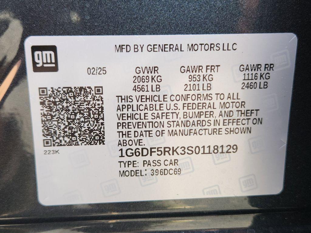 new 2025 Cadillac CT4 car, priced at $47,665