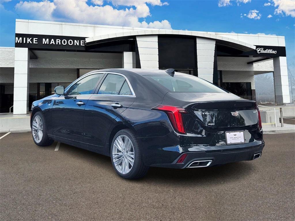 new 2025 Cadillac CT4 car, priced at $47,040