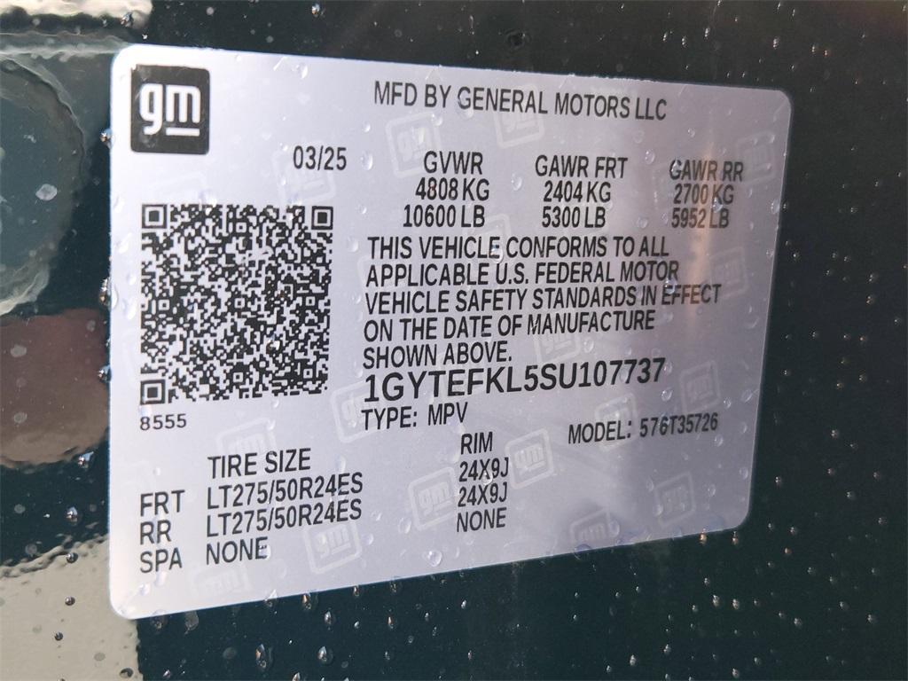 new 2025 Cadillac Escalade IQ car, priced at $164,185