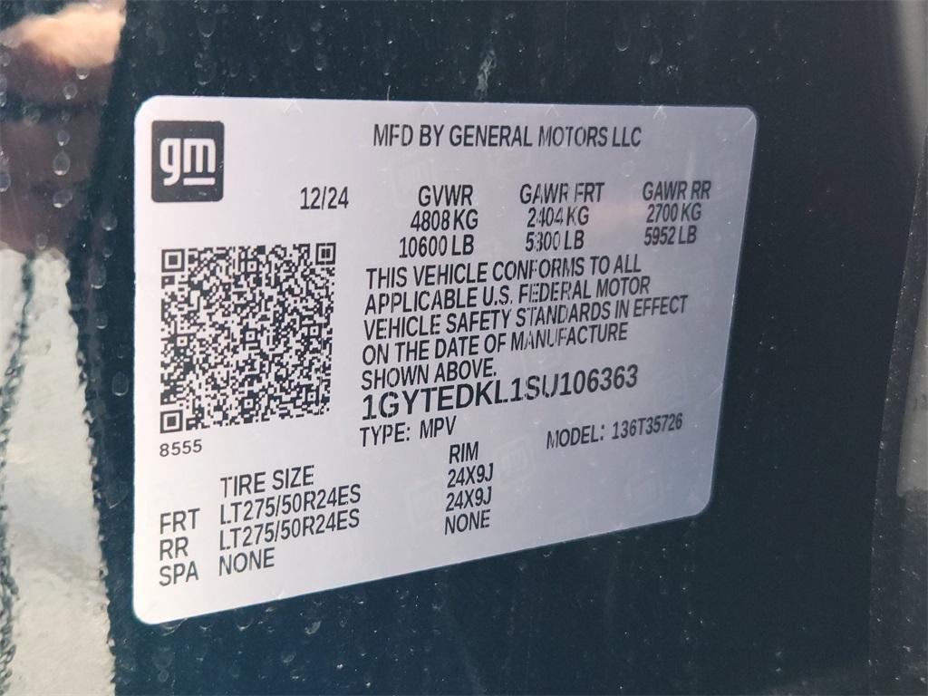 new 2025 Cadillac Escalade IQ car, priced at $141,605