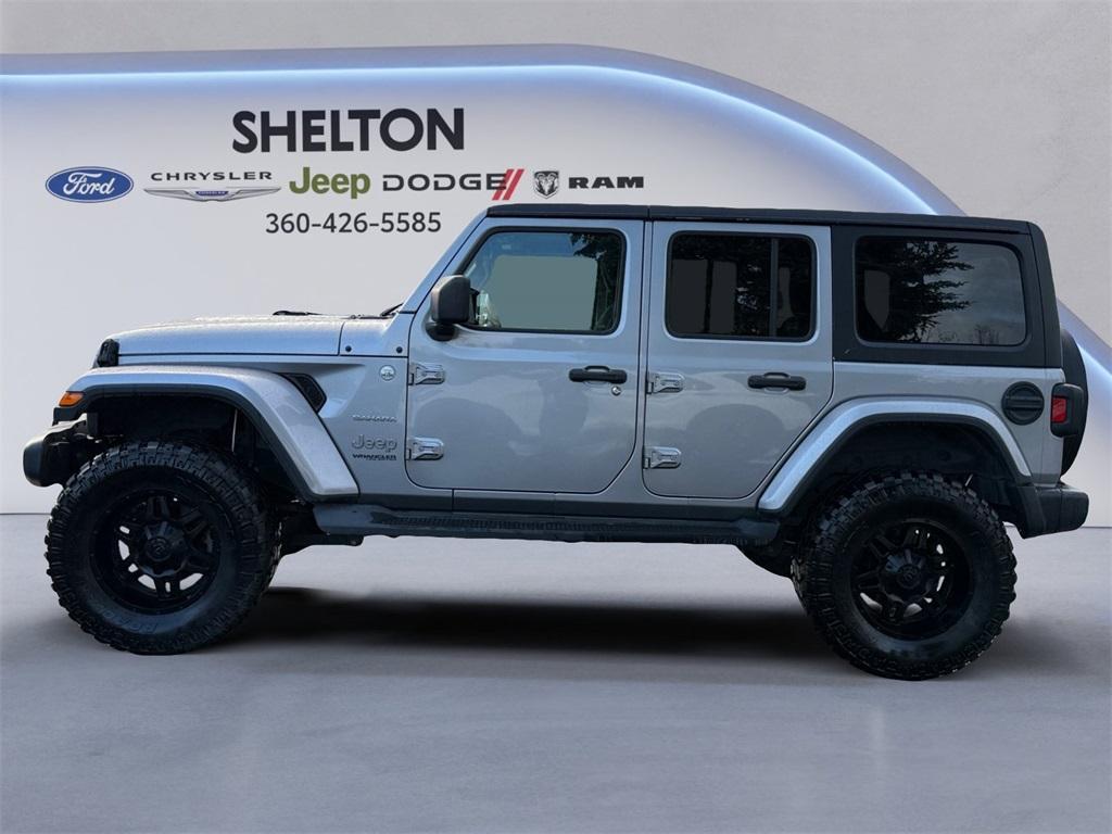 used 2020 Jeep Wrangler Unlimited car, priced at $24,892