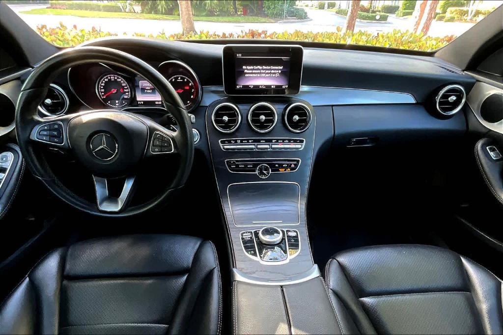 used 2018 Mercedes-Benz C-Class car, priced at $15,388