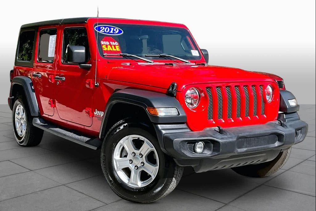 used 2019 Jeep Wrangler Unlimited car, priced at $23,488