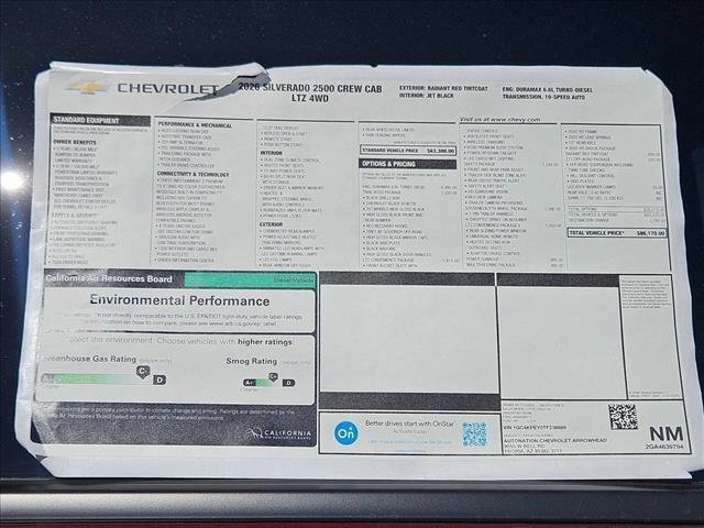 new 2026 Chevrolet Silverado 2500 car, priced at $77,990