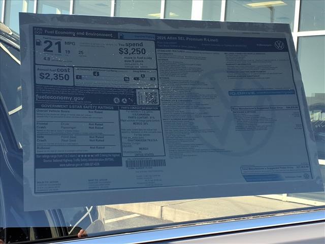 new 2026 Volkswagen Atlas car, priced at $57,804