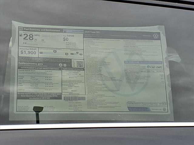 used 2025 Volkswagen Taos car, priced at $33,311