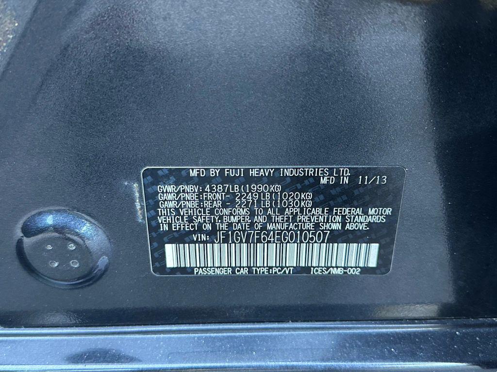 used 2014 Subaru Impreza WRX car, priced at $6,900